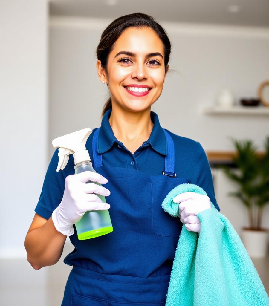 Maria Santos, owner of SparkClean Home Services in Austin Texas
