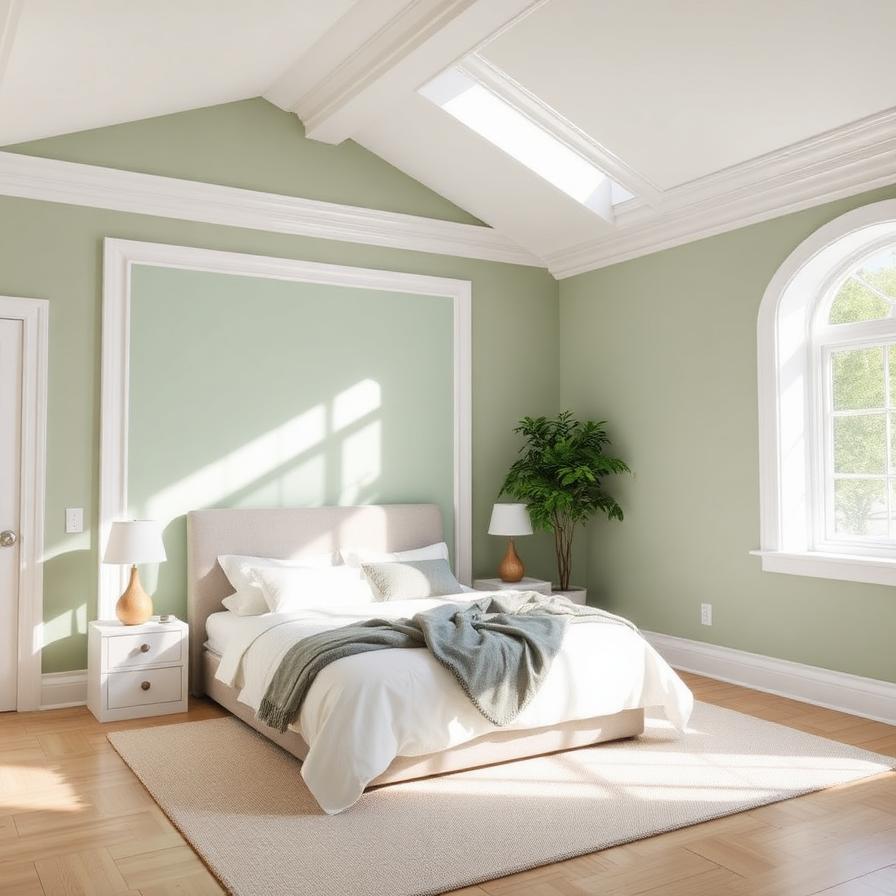 Freshly painted interior bedroom by Fresh Coat Painters in Orlando
